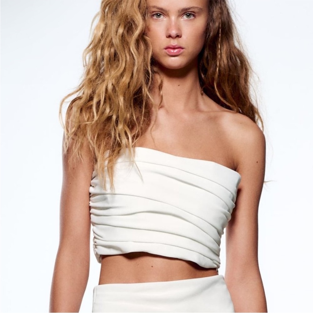 Zara Bustier crop top size S. NWT. Ref: 3189/332/250
